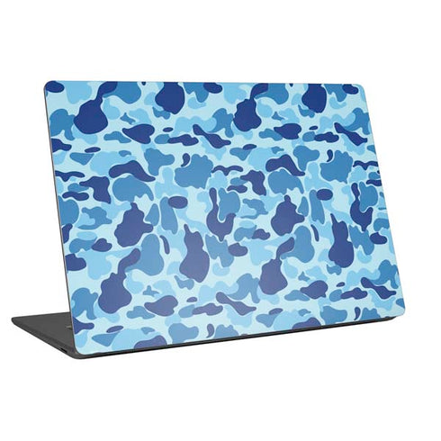 Light Blue Street Camo Universal Laptop 15in (12.2 x 8.8in) Skin
